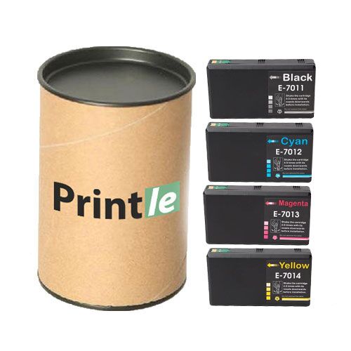 Epson-T7011,-T7012,-T7013,-T7014 Epson T701 kassettide komplekt c/m/y/bk (Printle) - Image 1