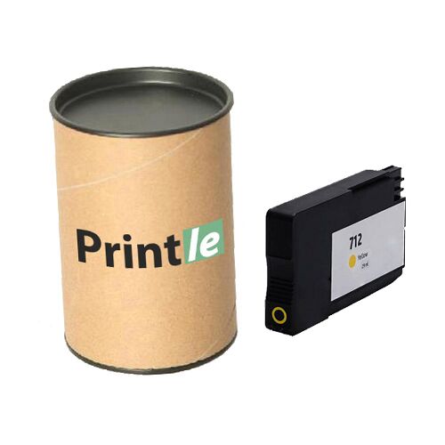 HP-712-3ED69A HP 712 (3ED69A) kassett yellow 29ml (Printle) - Image 1