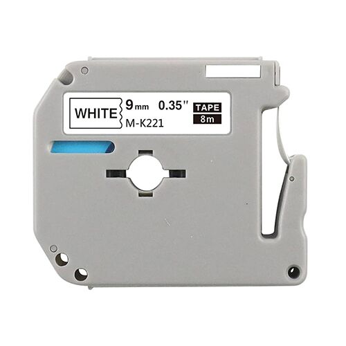 Brother analoogkleeplint white/black M-K221 (9mm) - Image 1