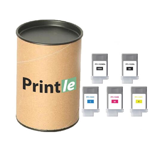 Canon PFI-102 kassettide komplekt (Printle) - Image 1