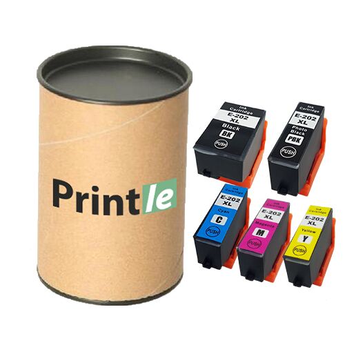 Epson-202XL,-C13T02G14010,-C13T02H14010,-C13T02H24010,-C13T02H34010,-C13T02H44010 Epson 202XL c/m/y/pbk/bk (Printle) - Image 1
