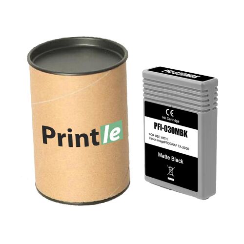 Canon-PFI-030MBK-3488C001 Canon PFI-030MBK (3488C001) matte black 55ml (Printle) - Image 1