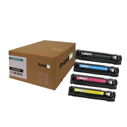HP 205A CF530A CF531A CF533A CF532A HP 205A kassettide komplekt c/m/y/bk (Printle) - Image 1